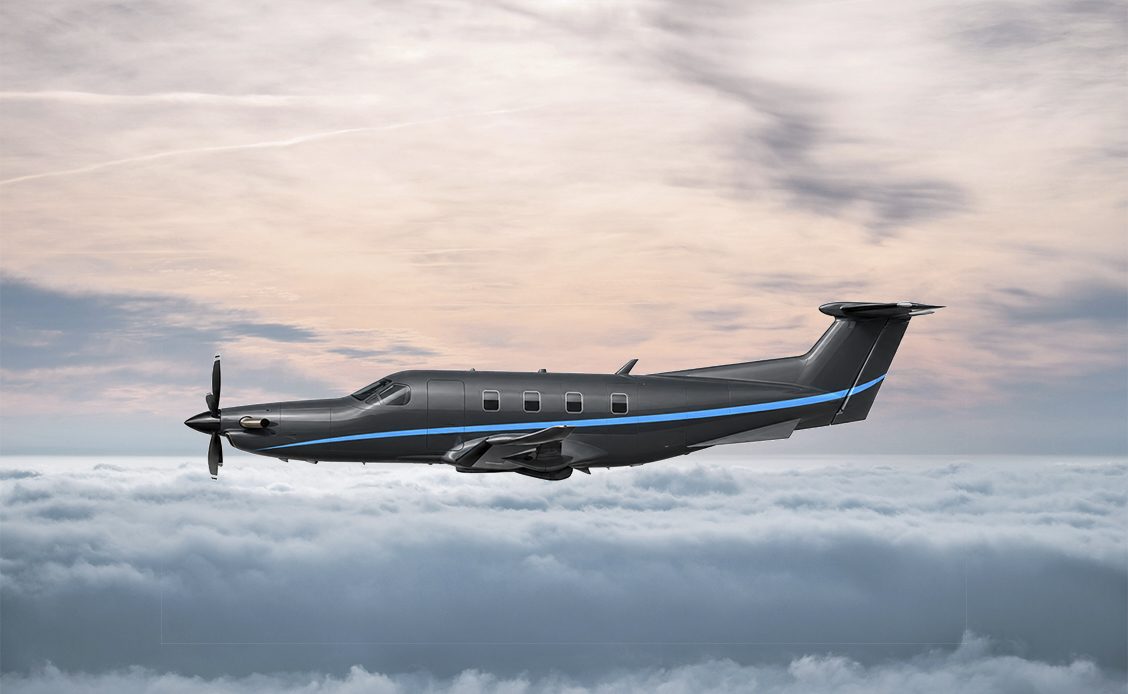 Pilatus PC-12 NGX in flight